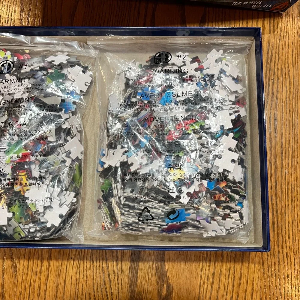 Marvel Avengers Prime 3D Puzzles, 500 Piece Jigsaw Set,‎ 2 Count, New